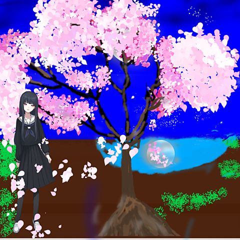桜の樹の画像(プリ画像)