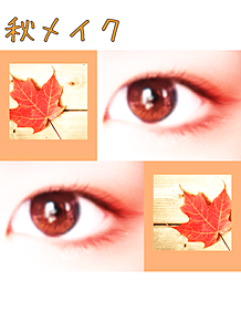 秋メイクの画像(メイクに関連した画像)