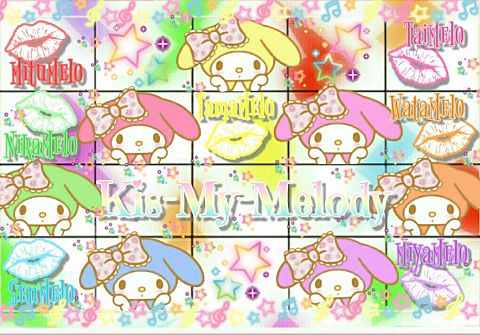 Kis-My-Melodyキーボードの画像(プリ画像)