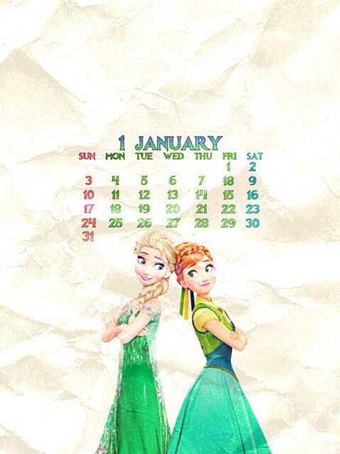 2016年１月カレンダーの画像 プリ画像