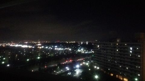 家から撮った夜の景色の画像(プリ画像)
