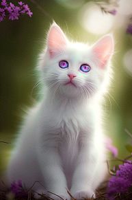 猫の日/子猫/白猫/かわいい/ペットの画像(子猫に関連した画像)