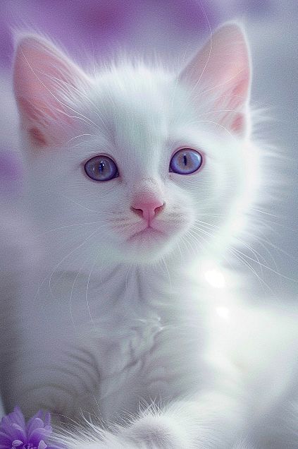 猫の日/子猫/白猫/かわいい/ペットの画像 プリ画像