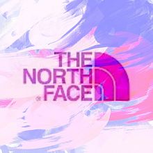 North Faceのロゴプリ画です