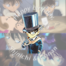 Happy birthday, Shinichi&Conanの画像(conanに関連した画像)