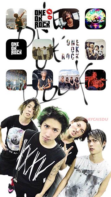 ONE OK ROCK ホーム画面 iPhone5用の画像(プリ画像)