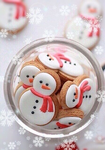 snowman cookieの画像(プリ画像)