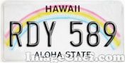 Hawaii ナンバープレート プリ画像