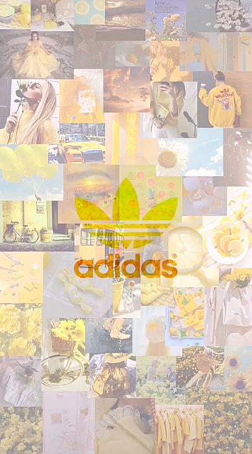 黄色 adidas 💛の画像(プリ画像)