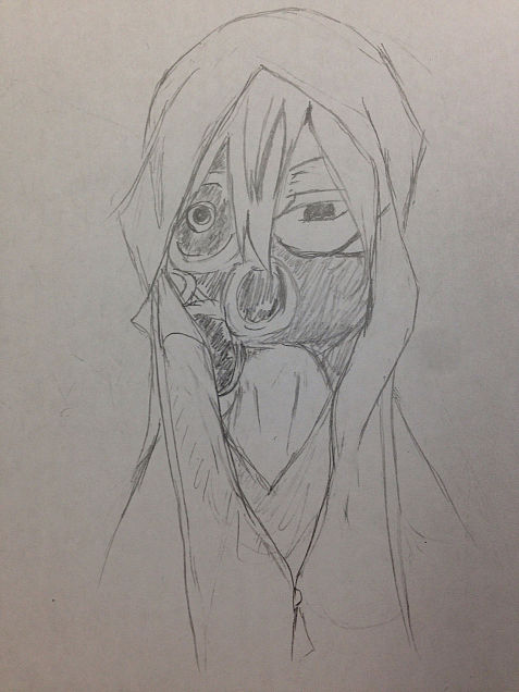 ガスマスクの人の画像(プリ画像)
