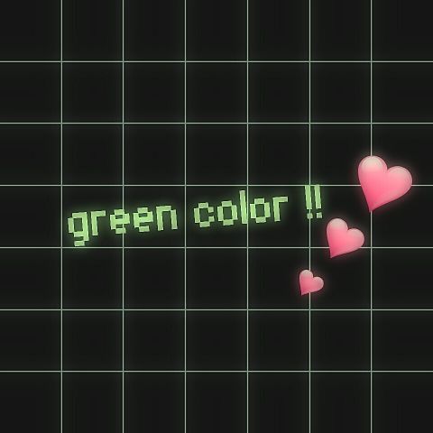 green color！の画像(プリ画像)