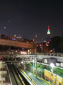 とある駅からの景色の画像(電車に関連した画像)