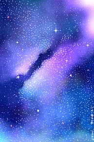手書き の 宇宙柄の画像(ピンク/紫/パープルに関連した画像)