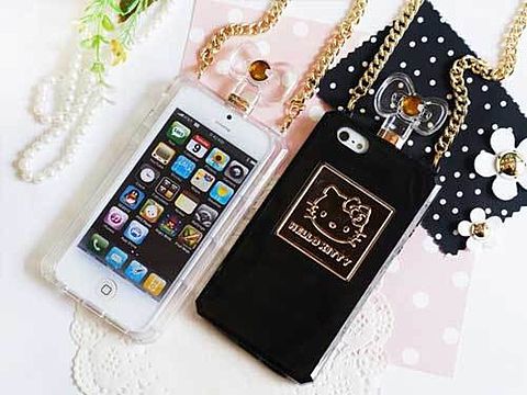 (Hello Kitty)香水瓶 iphoneケースの画像 プリ画像