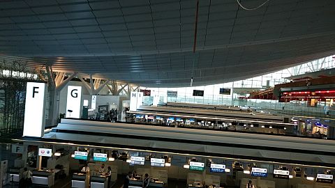 羽田空港国際線ターミナル 出発ロビーの画像(プリ画像)