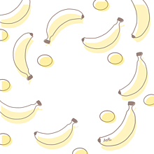 バナナ プリ画像