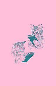 イラスト スマホ 猫の画像28点 3ページ目 完全無料画像検索のプリ画像 Bygmo