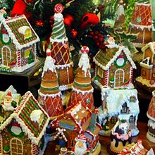 クリスマス/お菓子の家/Christmas/冬の画像(お菓子の家に関連した画像)