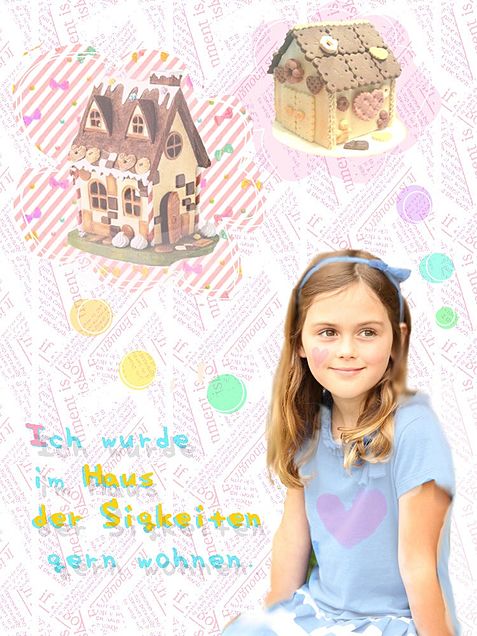 お菓子の家に住みたいな Haus der Susigkeitenの画像(プリ画像)