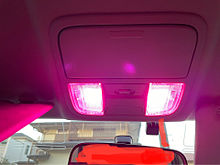 車　室内灯　ピンク　桃色の画像(車に関連した画像)