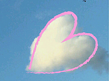ハートの雲の画像(ハートの雲に関連した画像)