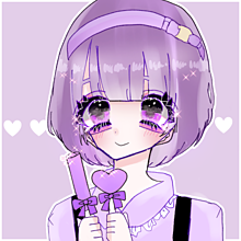 アイコン イラスト 女の子 紫の画像64点 完全無料画像検索のプリ画像 Bygmo