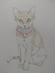 エジプト風猫の画像(猫に関連した画像)