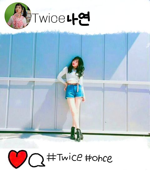 twice ナヨン Instagram風の画像(プリ画像)