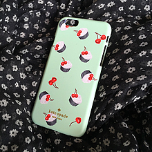 kate spade浅緑もえぎ色8plusチェリーさくらんぼの画像(iphone ケース ブランドに関連した画像)