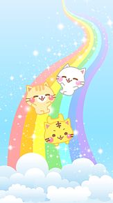 イラスト 猫 虹の画像15点 完全無料画像検索のプリ画像 Bygmo