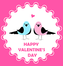 Happy Valentine's Day🐦小鳥さんの画像(カップル イラストに関連した画像)
