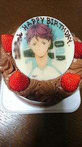 及川さんのHappy Birthdayケーキ