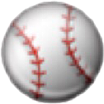 絵文字 野球ボール 背景透過の画像(プリ画像)