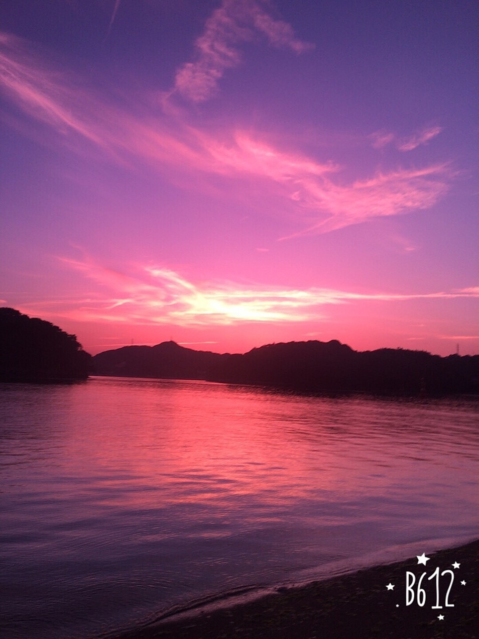 夕焼けの海と空 完全無料画像検索のプリ画像 Bygmo