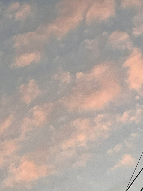 実際に撮った雲☁の画像(プリ画像)