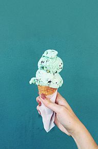 アイスクリームの画像(チョコミント お菓子に関連した画像)
