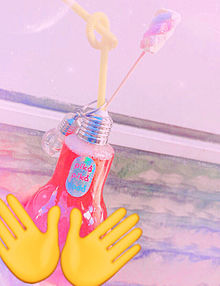 大須で撮った電球ソーダの画像(電球ソーダに関連した画像)