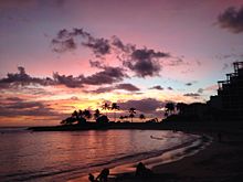 ハワイの夕焼け！ プリ画像