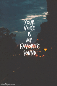 あなたの声は私のお気に入りの音の画像(お気に入り 英語に関連した画像)