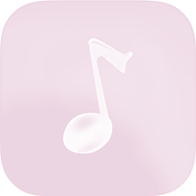 ミュージックFMの画像(アイコン アプリ ピンク ミュージックに関連した画像)