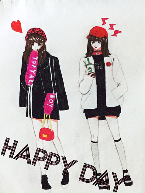 Happy day👍❤の画像(プリ画像)