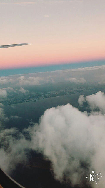 飛行機のからの空の画像(プリ画像)
