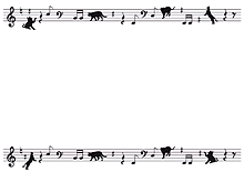 音符🎶猫 メロディー フレームの画像(ディーに関連した画像)