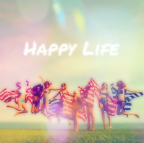 happy lifeの画像(プリ画像)