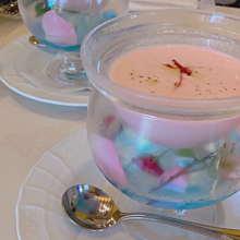 ピンク食べ物の画像(スープに関連した画像)