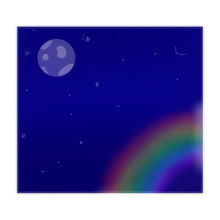 夜空にかける虹。の画像(#恋人／友達に関連した画像)