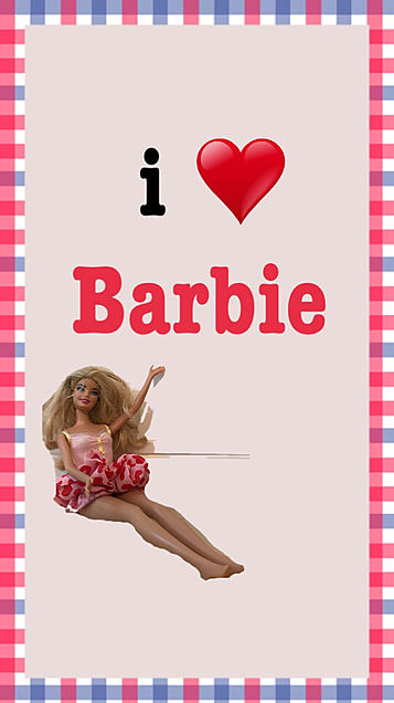手作りBarbie画像と手作りBarbieとコラボのマイキー画像の画像 プリ画像