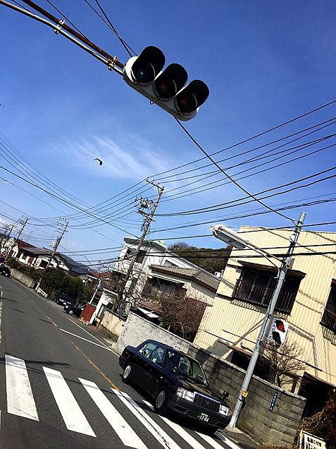 鎌倉市大町の電線の画像 プリ画像