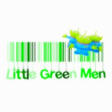 Little Green Men バーコード加工 プリ画像