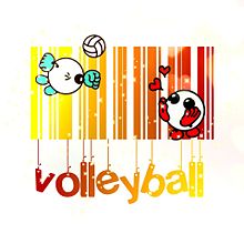 volleyball バーコード加工 プリ画像